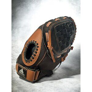 Adidas Baseball Glove 11.5" TS 1150BR Synthetic Leather Black & Brown Youth Size